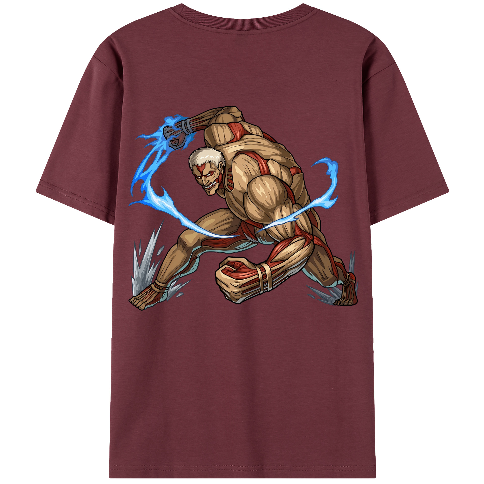 （画像用） 進撃の巨人 Attack on Titan 綿100％半袖Tシャツ（背面プリント）